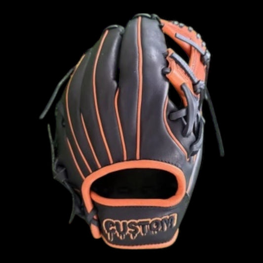 CUSTOM Color Flair Series Kip 11.5” I-Web Orange Black Baseball Glove