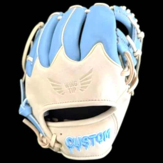 CUSTOM Wing Tip 11.5” I-Web Kip Baby Blue Blonde Baseball Glove