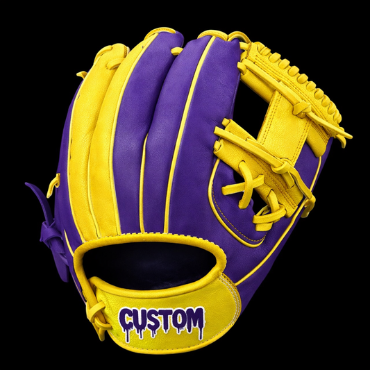 CUSTOM Youth Louisiana Edition 11.5” Purple Gold Baseball Glove